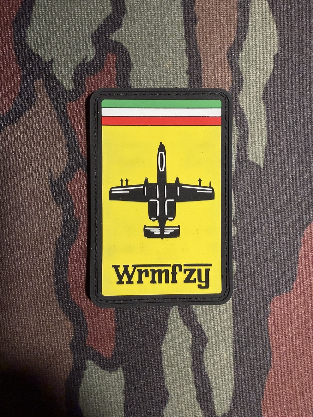 WRMFZY "A-10 Warthog Ferrari Logo" Patch