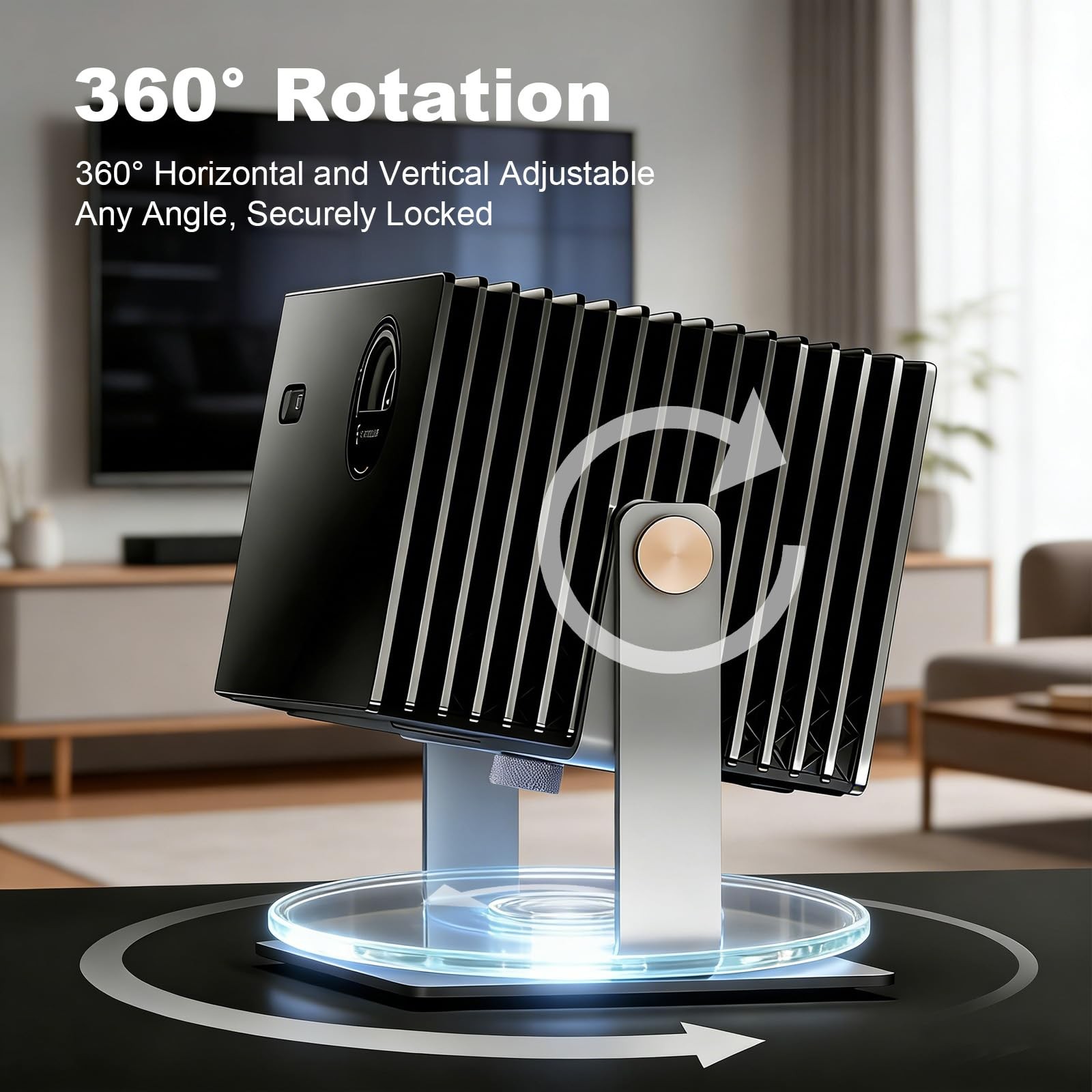 Desktop Gimbal Stand for VisionMaster & StreamMaster Projectors â€“ 360Â° Adjust
