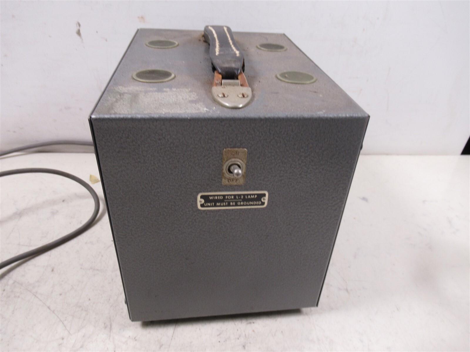 Ernst Leitz Vintage Microscope Light Source Transformer Housing for L-2 Lamp