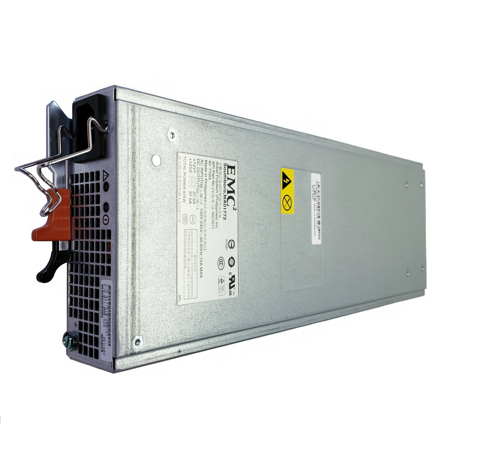EMC 071-000-529 GJ24J VNX VNX5100 VNX5300 VNX5500 875W POWER SUPPLY