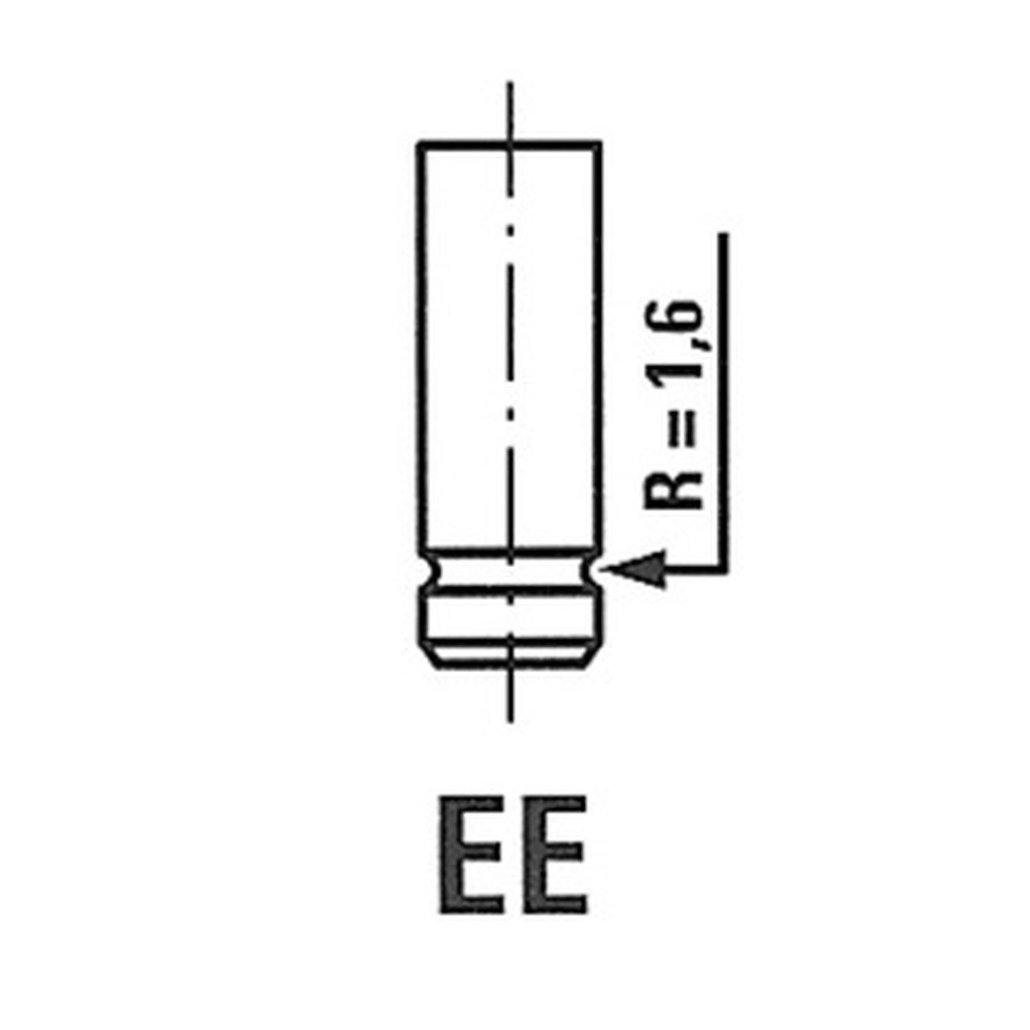 FITS FRECCIA 6306 RCR INTAKE VALVE OE REPLACEMENT