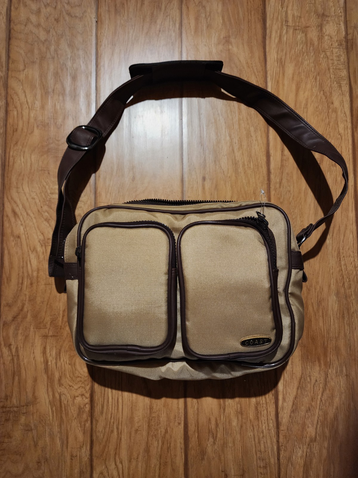 Vintage COAST Camera Shoulder Bag Large Padded Pockets Water Resistant 12x9x6
