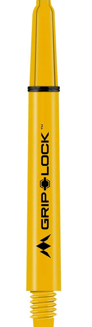 Mission Griplock Darts Shafts Yellow Medium 48mm