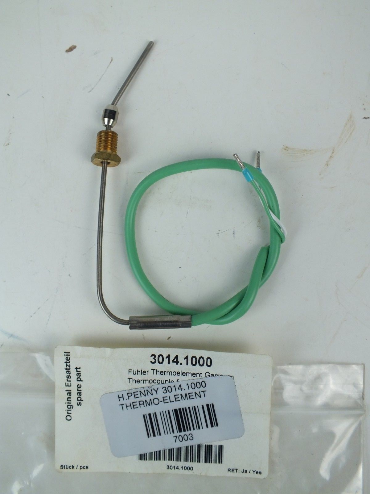 HENNY PENNY RATIONAL 3014.1000 THERMOELEMENT TEMPERATURE CORE 250mm CABLE 100mm