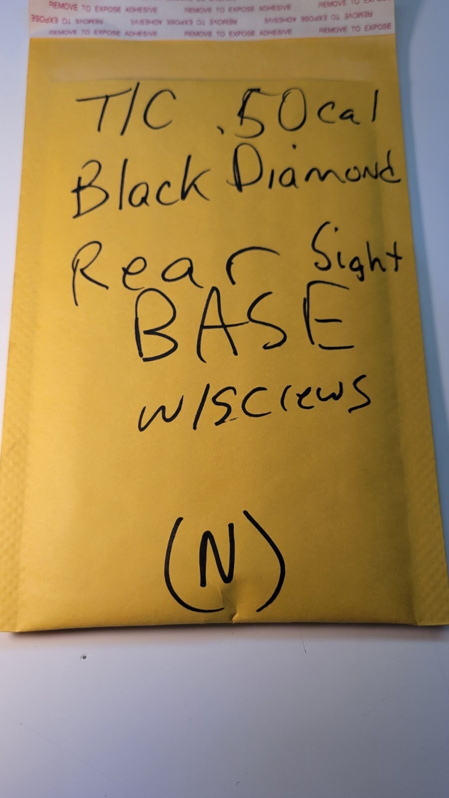 T/C Black Diamond Muzzleloader Rear Base With Screws (N)