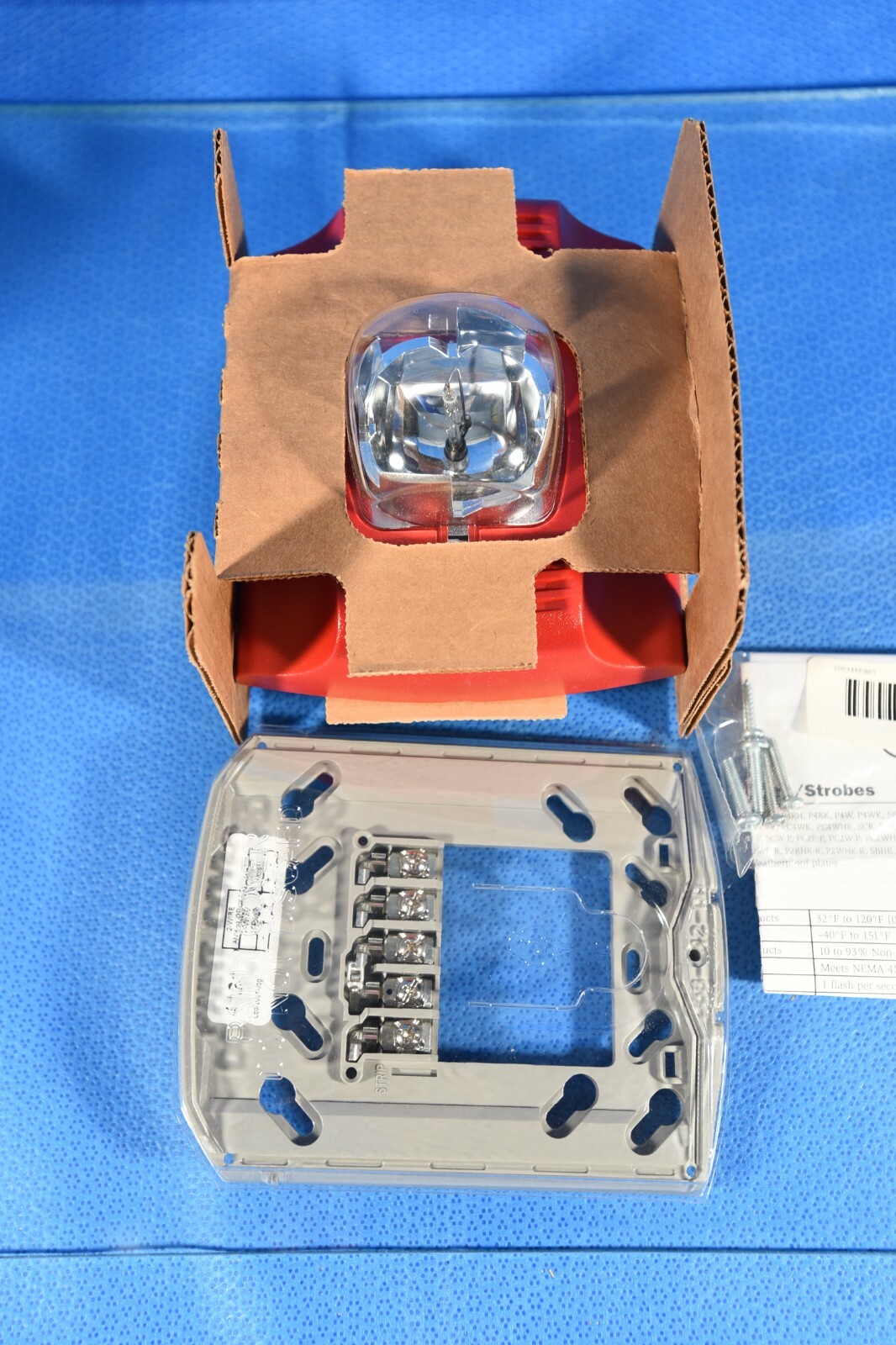 Spectra Alert Advance P4R Horn/Strobe 4W STD CD Red