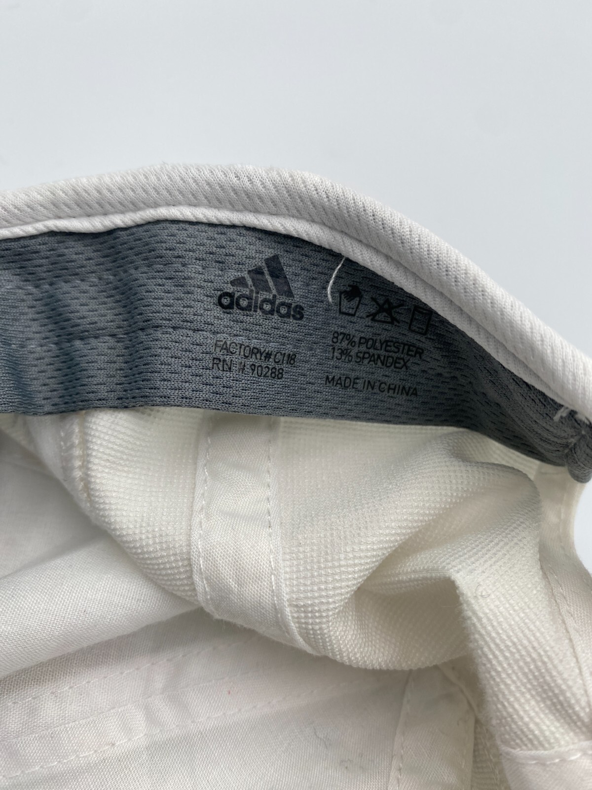 Adidas Climalite Running Jogging Adjustable Strapback Hat Cap White
