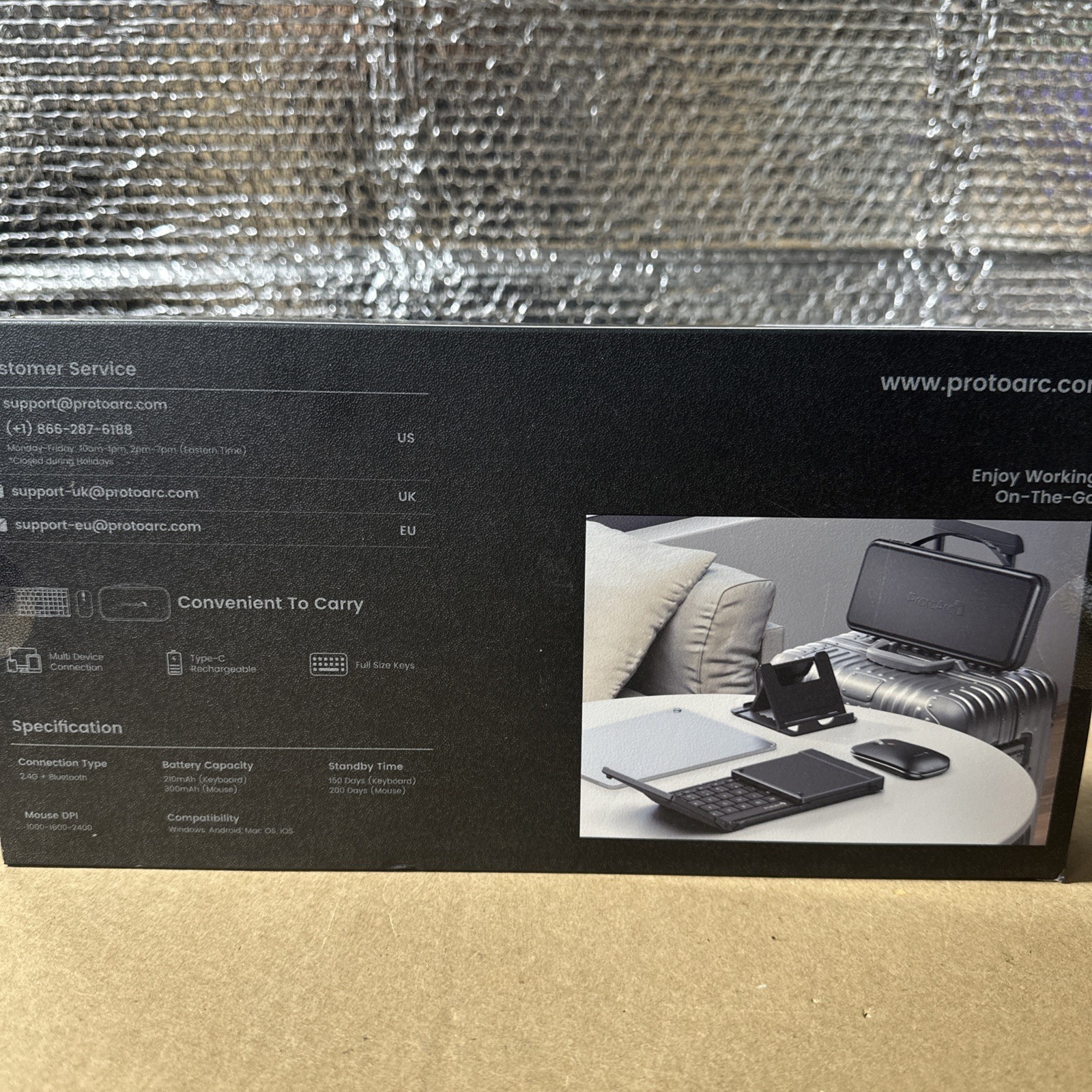 Wireless Keyboard Foldable (XKMO1)- Used