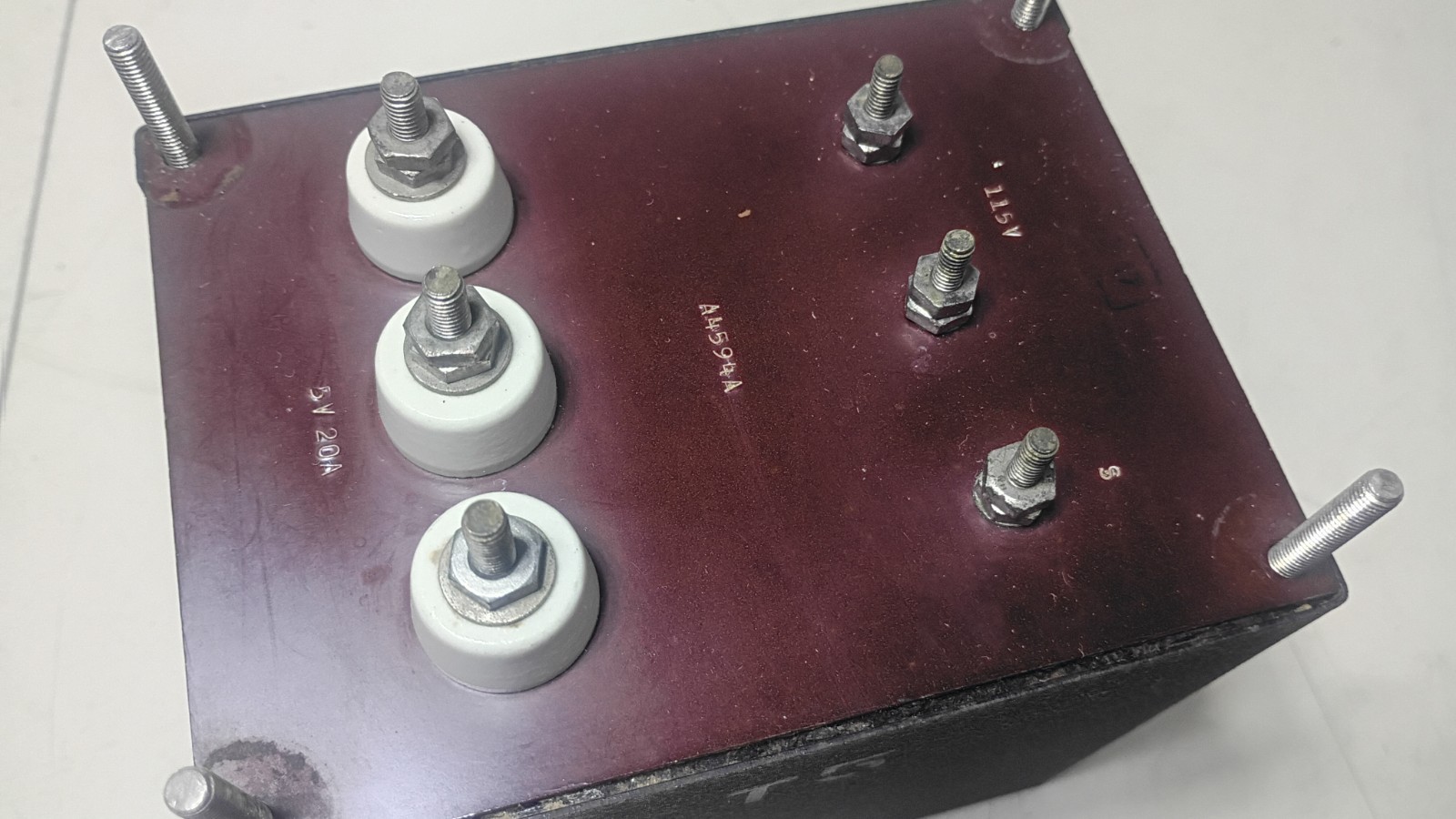 Nice Working Audio Development Co. A4594A Transformer In: 115vac Out: 5vdc/20A