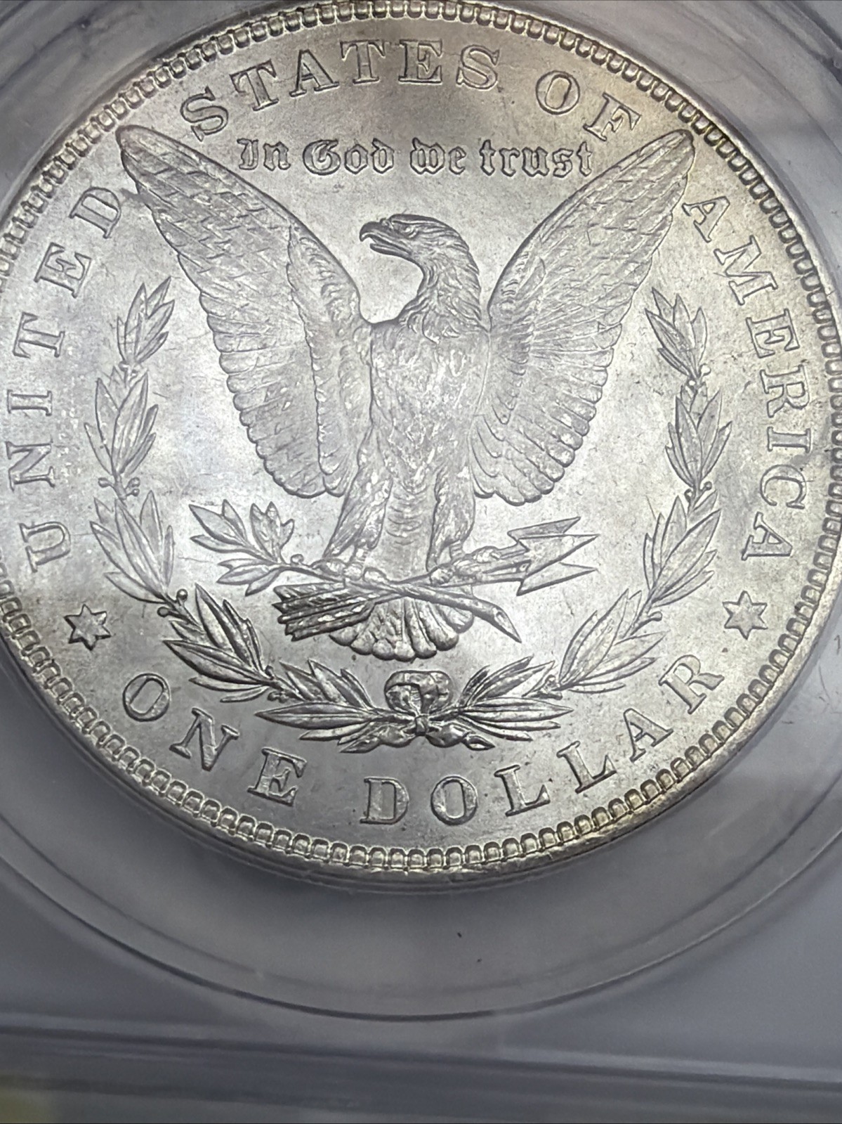 1884 Morgan Silver Dollar ANACS MS63 90% Silver