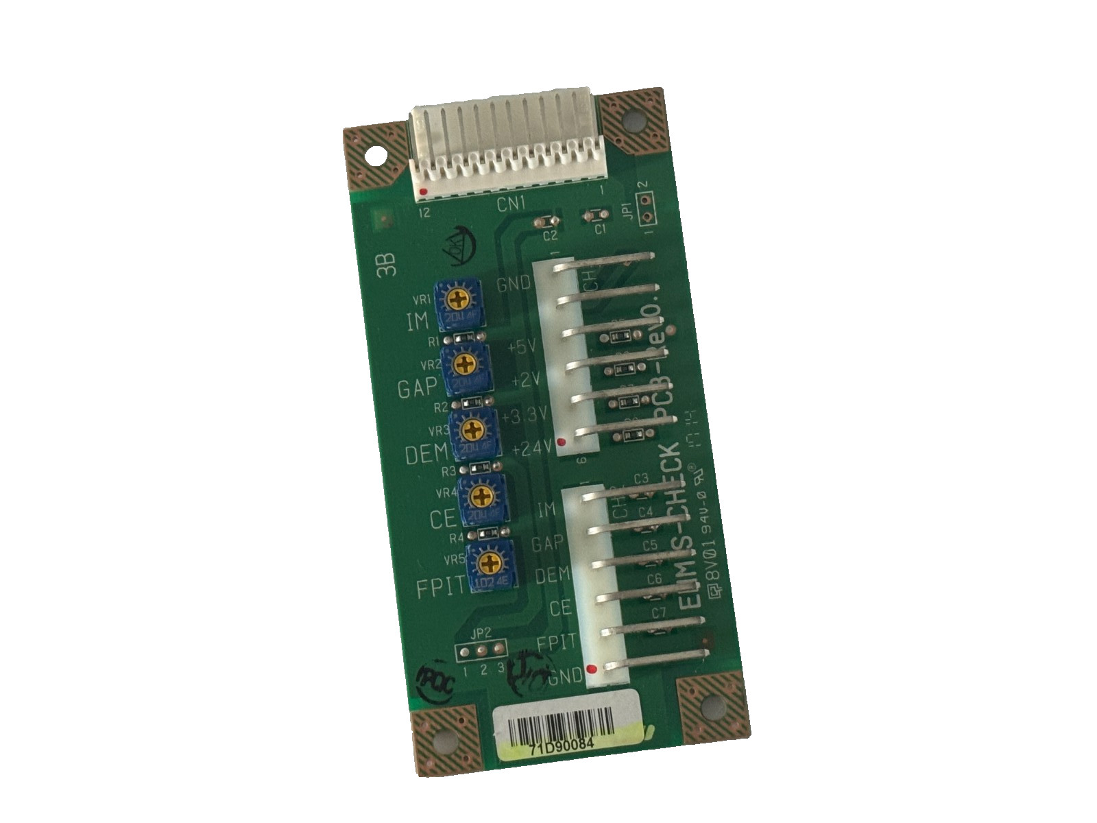 USED NA 71D90084 REV. 0.1 EHM S-Check Board