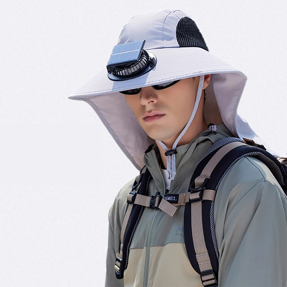 Solar Fan with SunHat USB Powered Fan