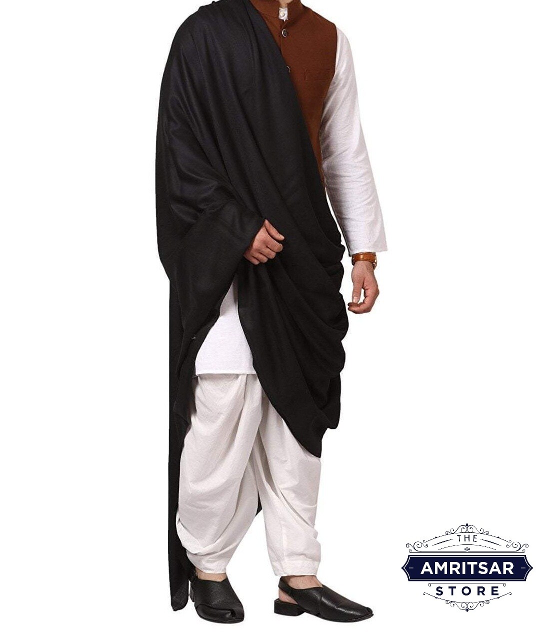 RAJGARI MEDITATION 100% PURE WOOL SHAWL LOHI 2.5 MTR x 1.25 MTR