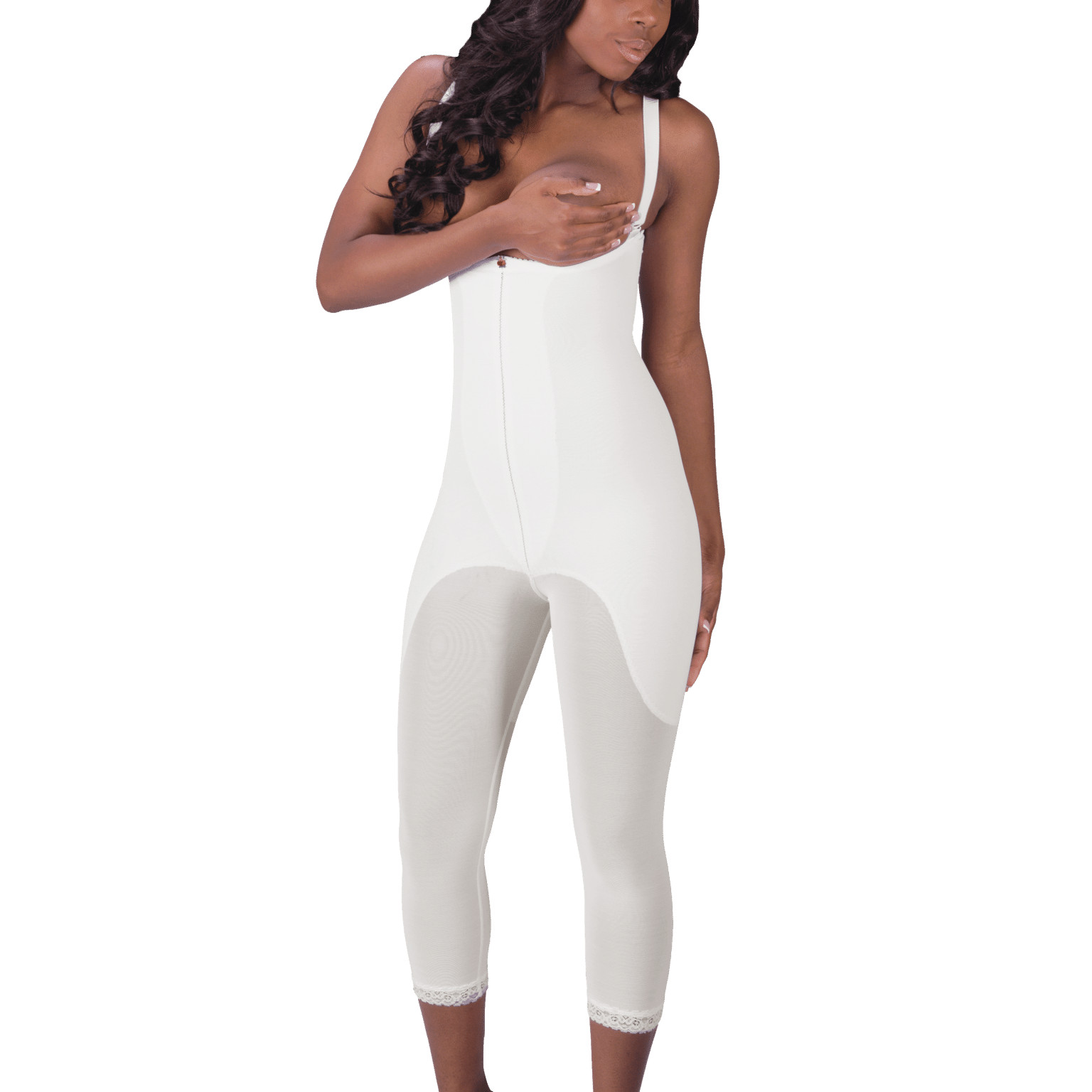 NON-ZIP HIGH-BACK FULL BODY GIRDLE Liposuction Compression Garment 1655H
