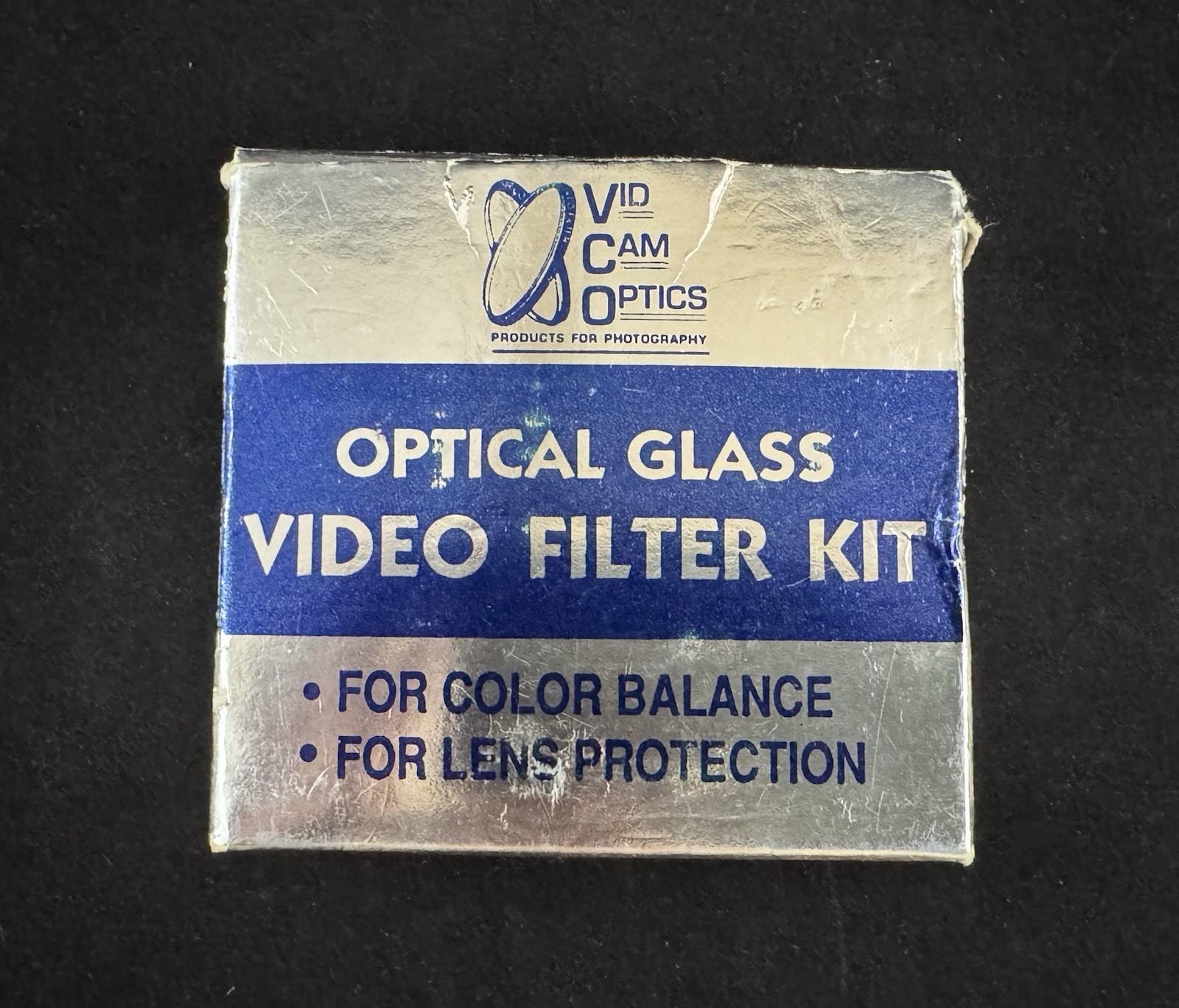 Vid Cam Optics 49mm Clear Optical Glass Video Filter Kit