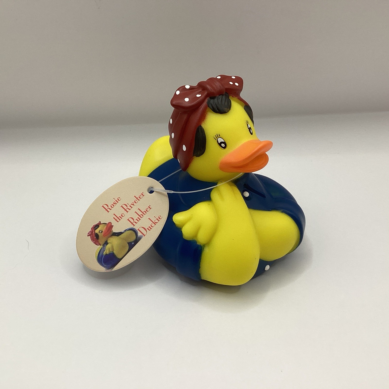 NWT Rosie The Riveter Cruise Jeep Rubber Duck 3”