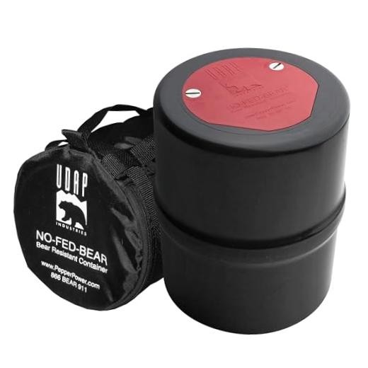 UDAP Bear Resistant Canister, Hiking Camping Backpacking Hunting Food Storage