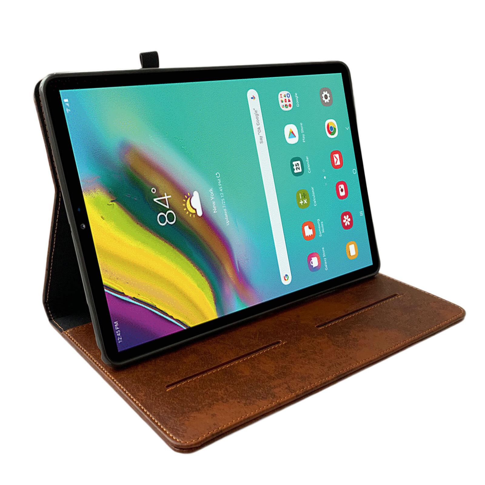 Leder Stand Case für alle Samsung Galaxy Tab Modelle !! Tablet Cover Schutzhülle