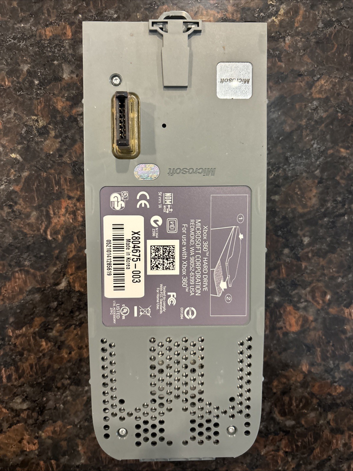 Official Microsoft Xbox 360 HDD Hard Drive 20G - Tested