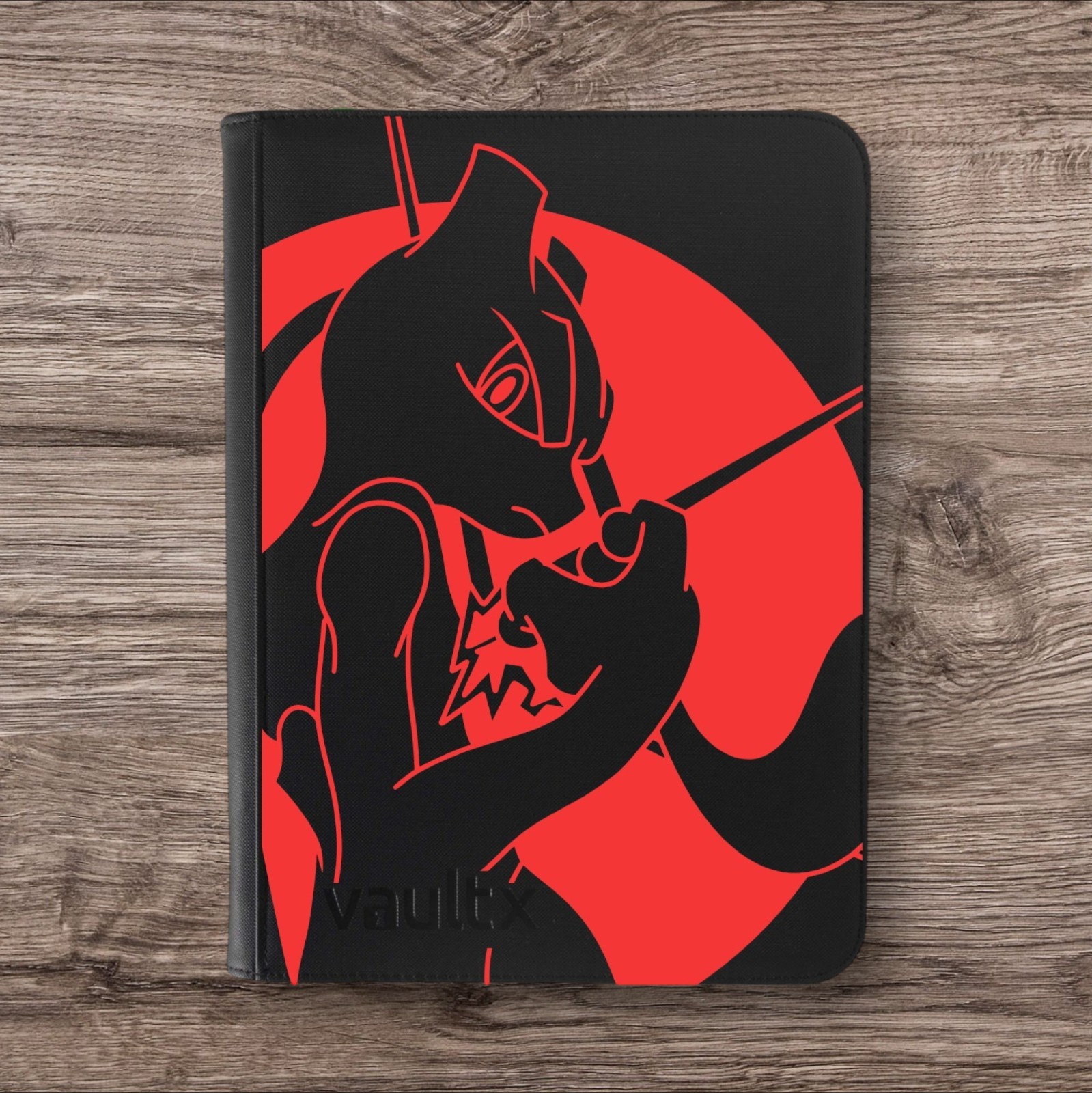 Vault X - 9 Pocket eXo-Tec Zip Binder -  Black Pokemon Mewtwo