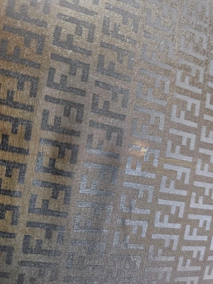 Fendi Long Umbrella Logo Pattern