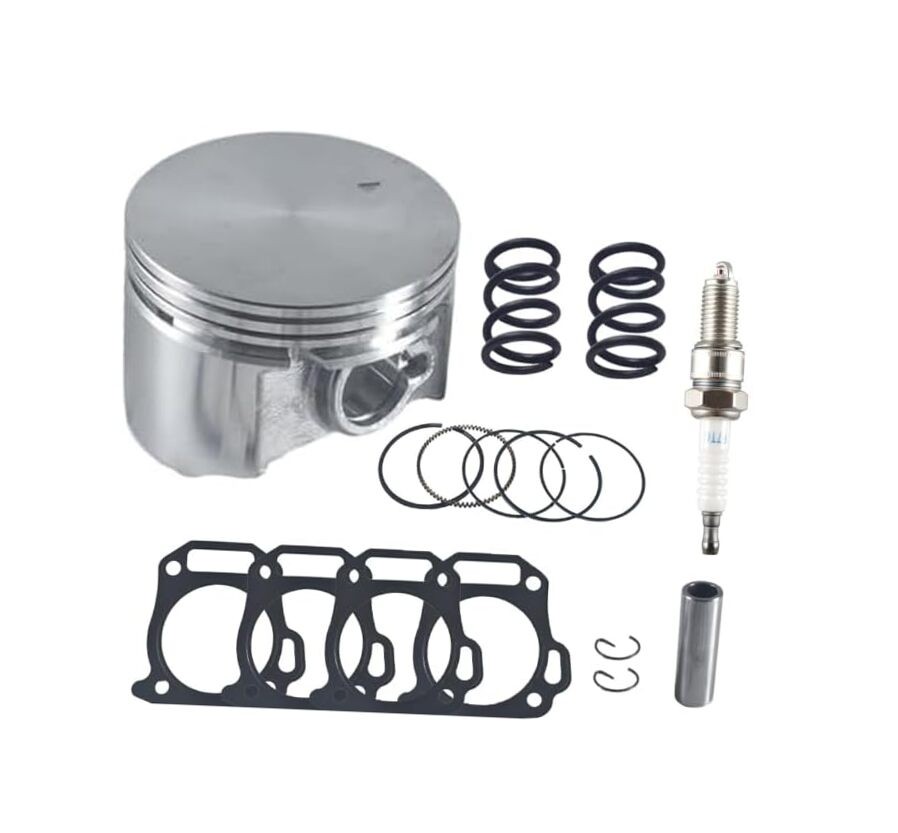 70mm Flat Top Piston .550 Rings Gasket Kit Valve Springs For Predator With 26lb