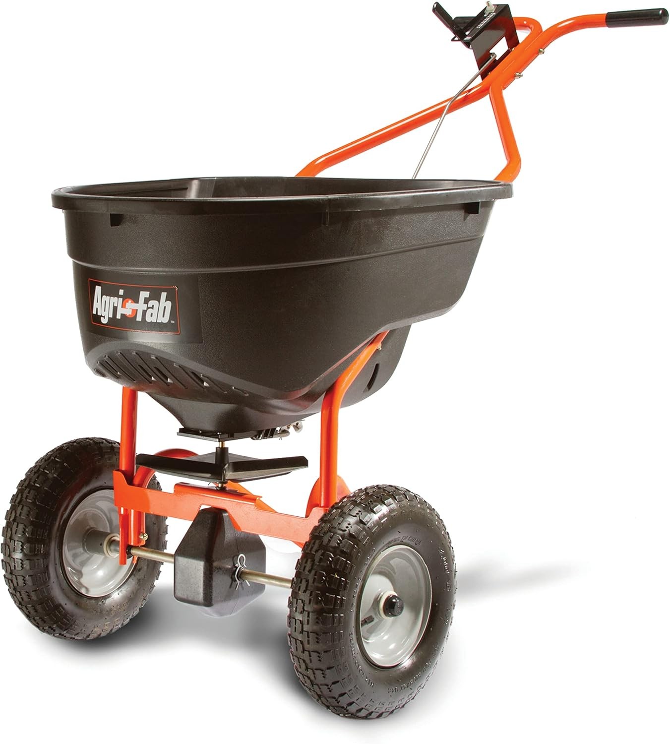 Walk Behind Spreader for Lawn Seed Fertilizer Salt