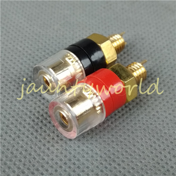 2PC Fork Connector Speaker Cable Amplifier Terminal Binding Posts