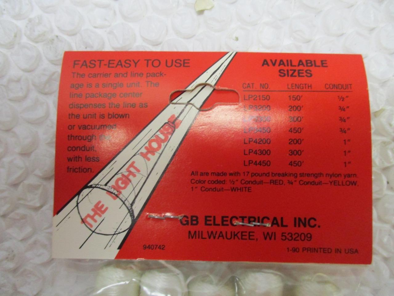 Gardner Bender LP4300 Power Saver Line Package Conduit Rat 300' LP4300B