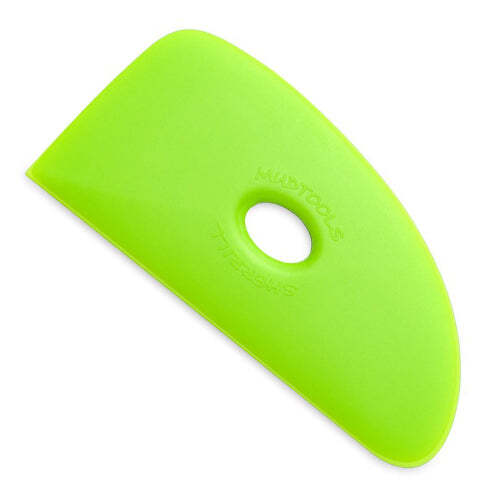 Mudtools Green Shape 4 Medium Polymer Rib for Clay & Pottery Artists