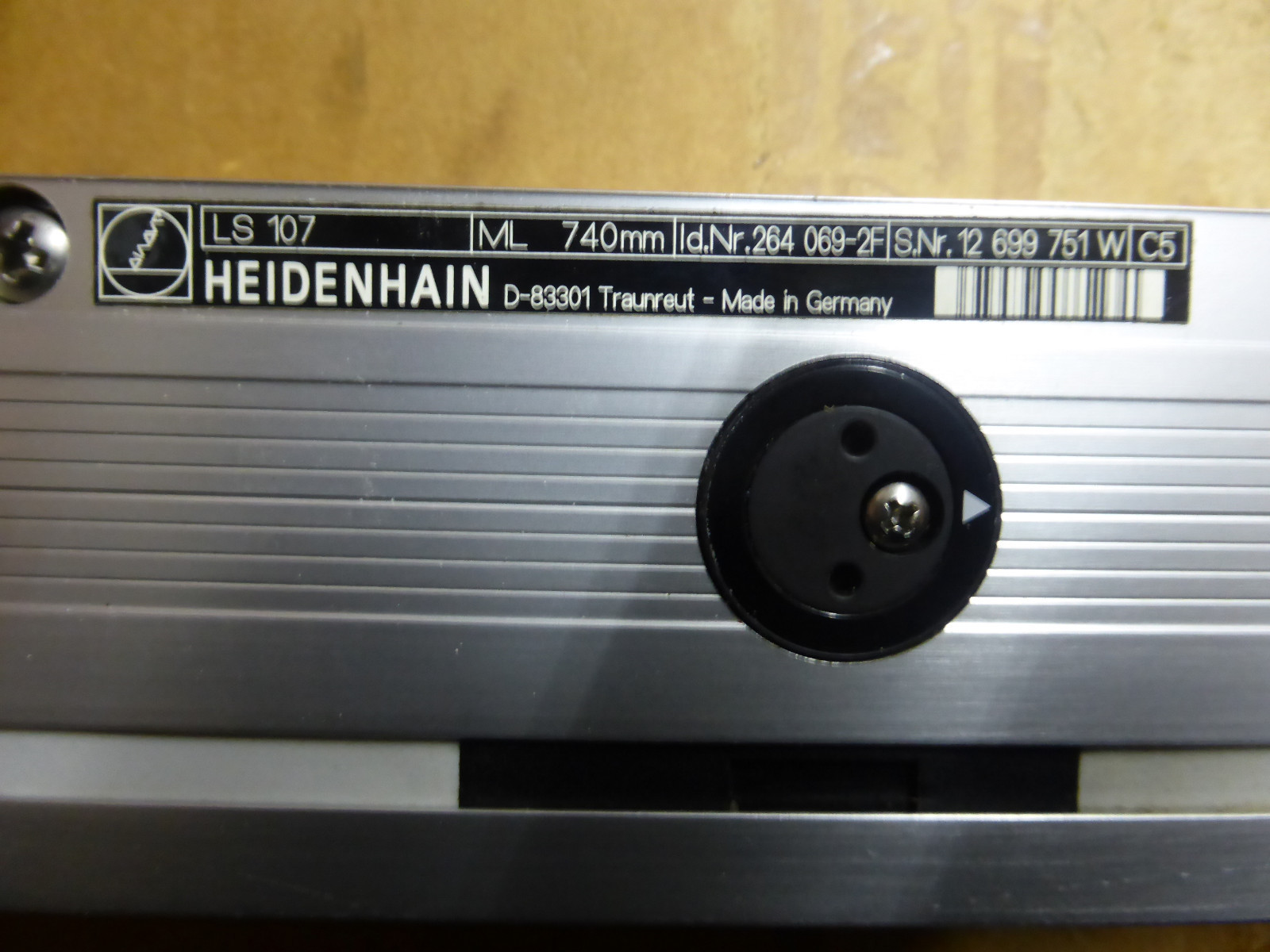 Heidenhain LS 107 ML 740 glass scale without cable