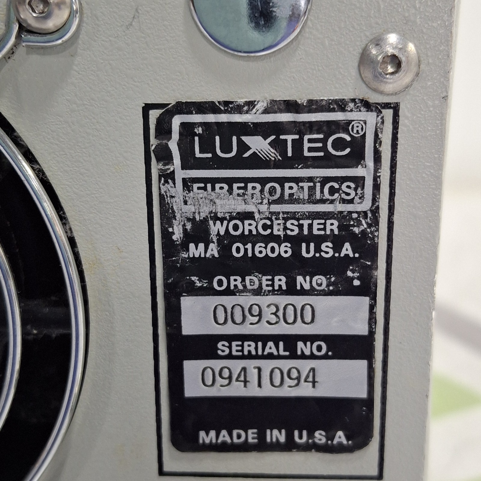 Luxtec 9300XSP Light Source