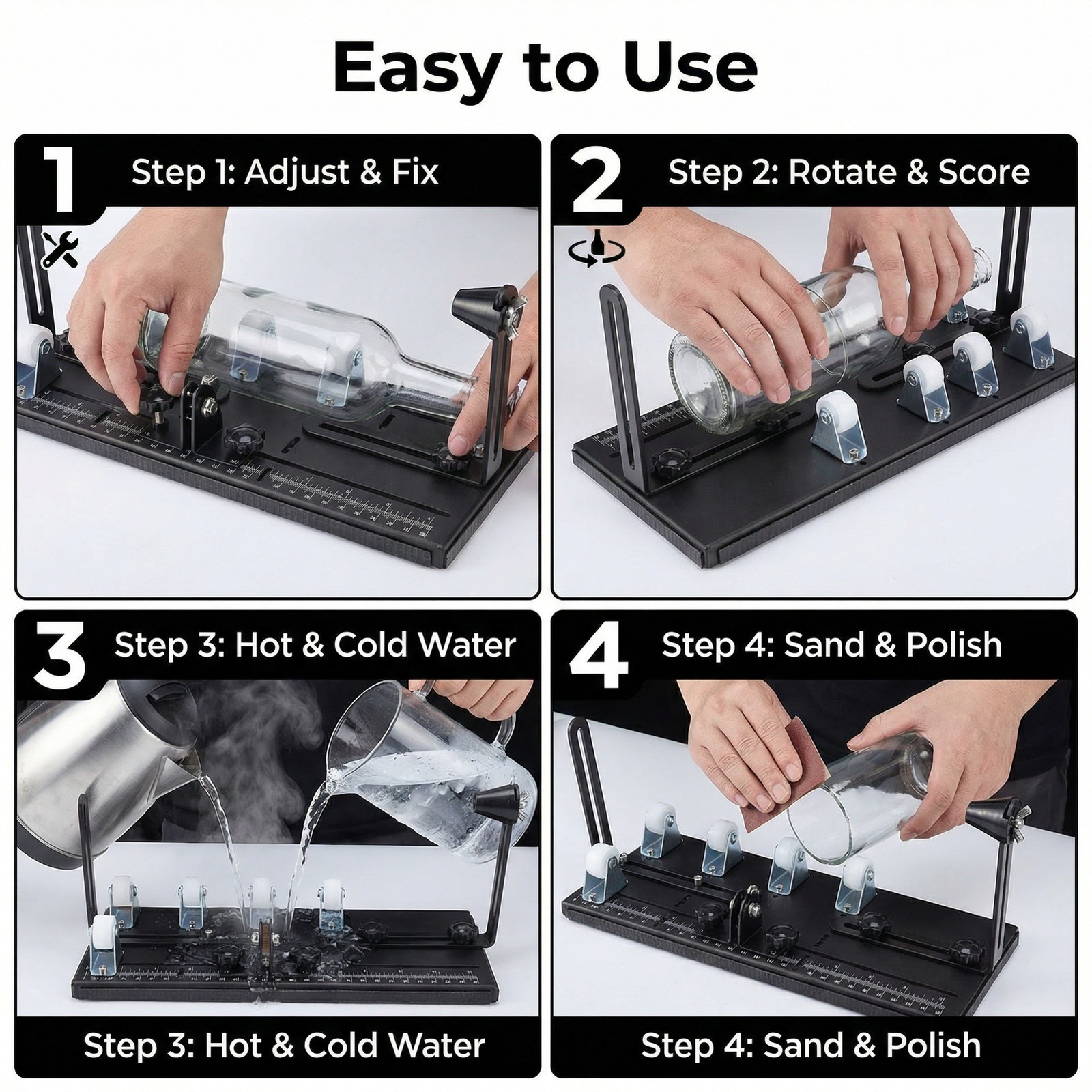 Adjustable Glass Bottle Cutter For Projects