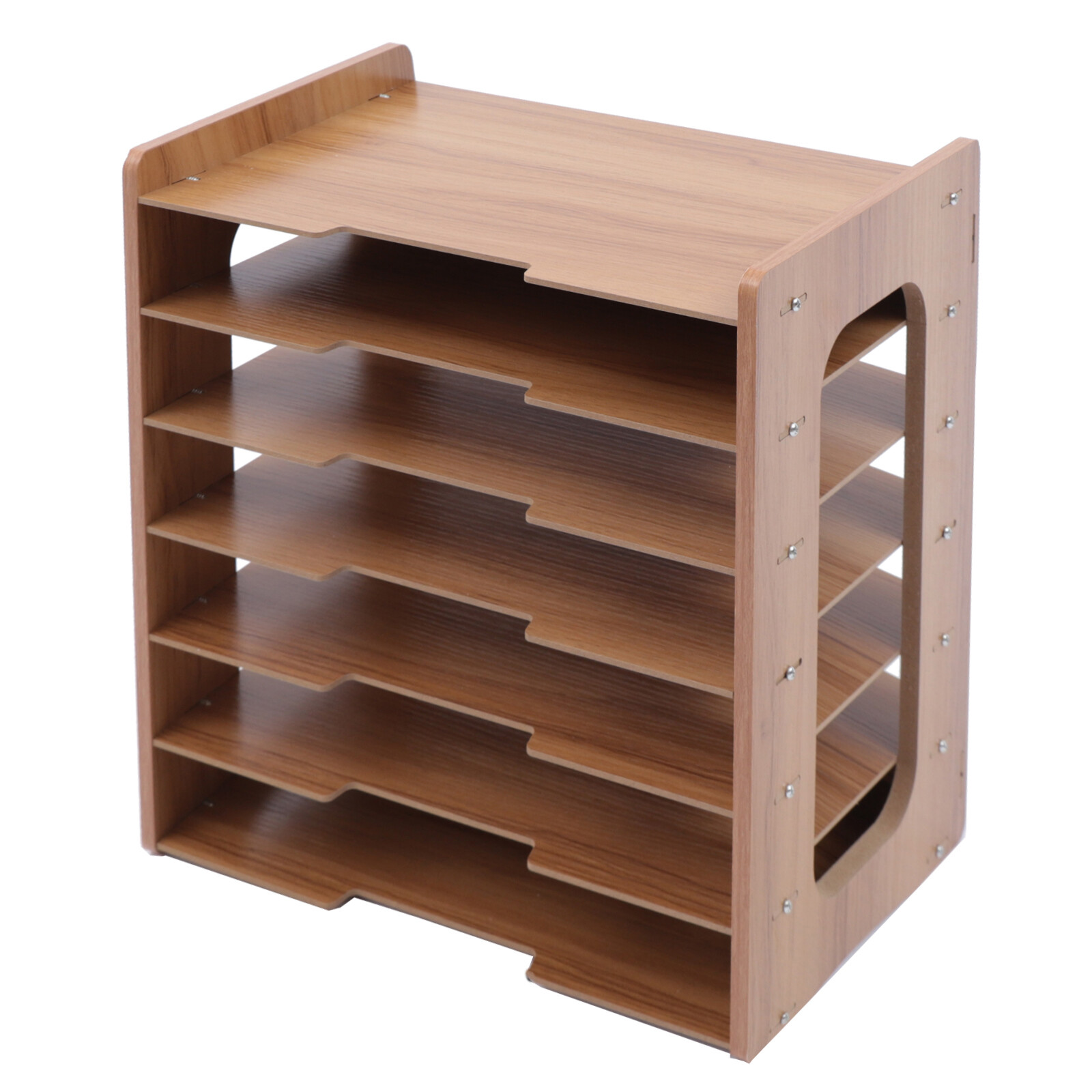 Desktop Organizer Paper File Holder For Home & Office Document Storage Rack
