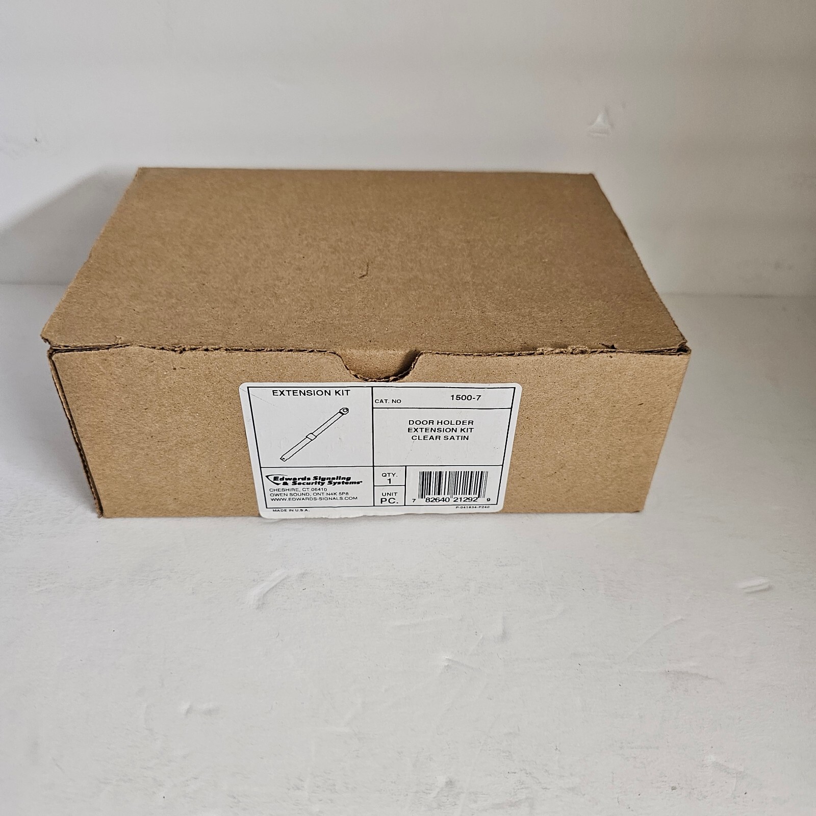 Edwards Signaling 1500-7 Door Holder Extension Rod Adjustable Extension NEW Open