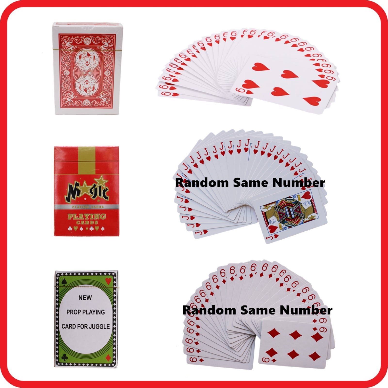 SVENGALI DECK LONG AND SHORT POKER PLAYING CARDS PACK MAGIC TRICKS CLOSE UP TOY