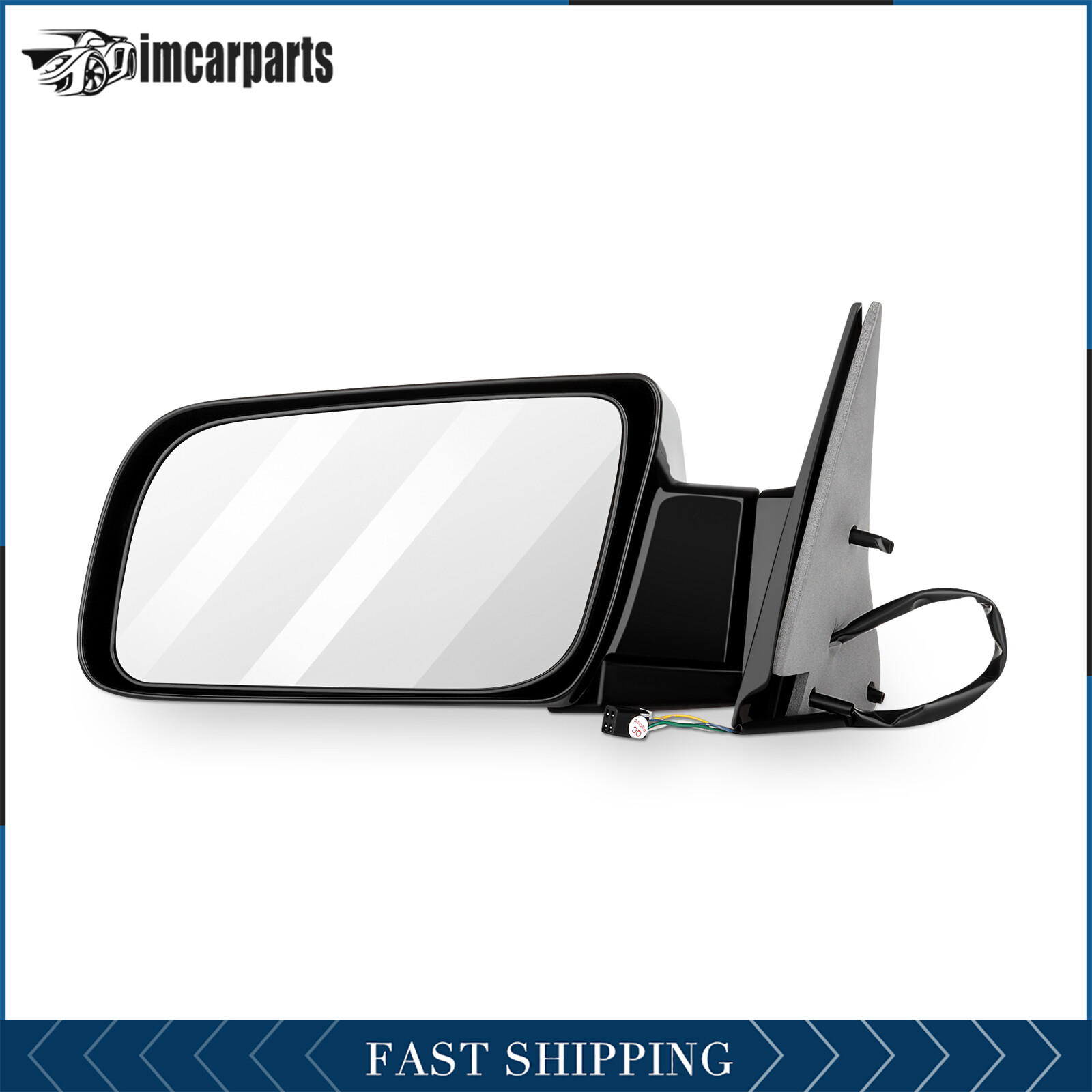 Driver Left Side Power View Mirror For 1988-1998 Chevy GMC C1500 C2500 K1500