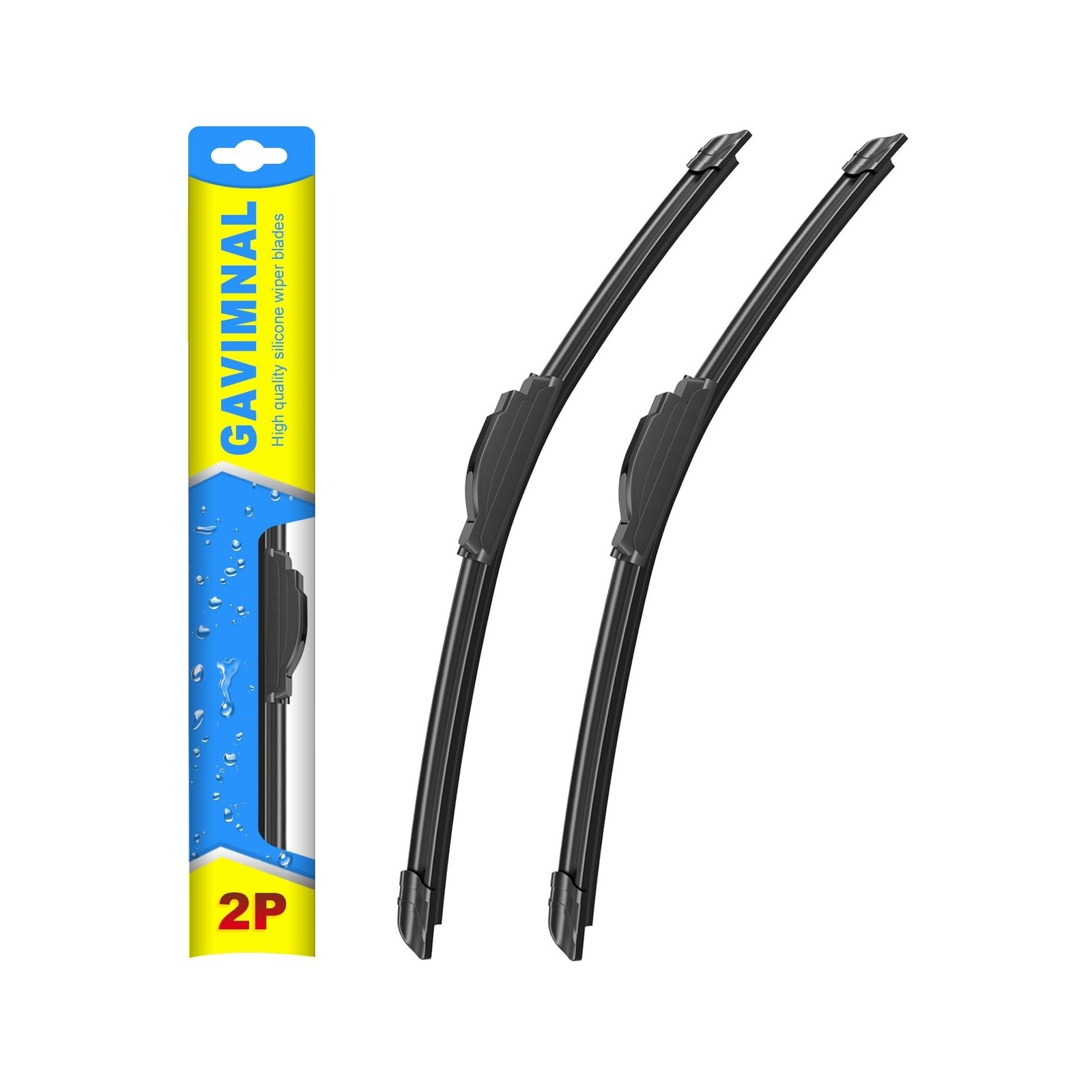 Gavimnal® 24"+21" Silicone Wiper Blades Replacement For Dodge Charger Chrys
