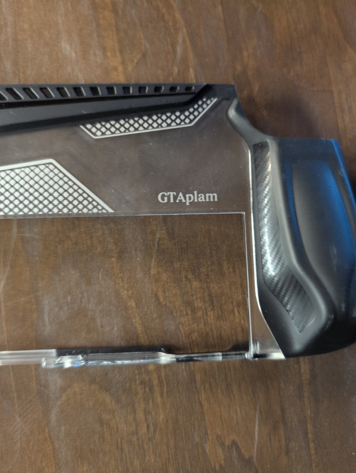 GTAplam Grip Skin Black for Nintendo Switch OLED model