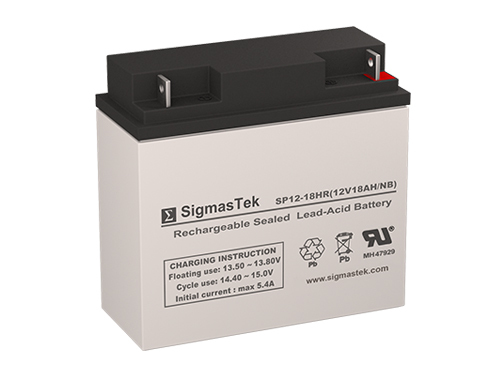 12 Volt 18 Amp NB Terminal Zap ZappyClassic Electric Scooter Battery Replacement