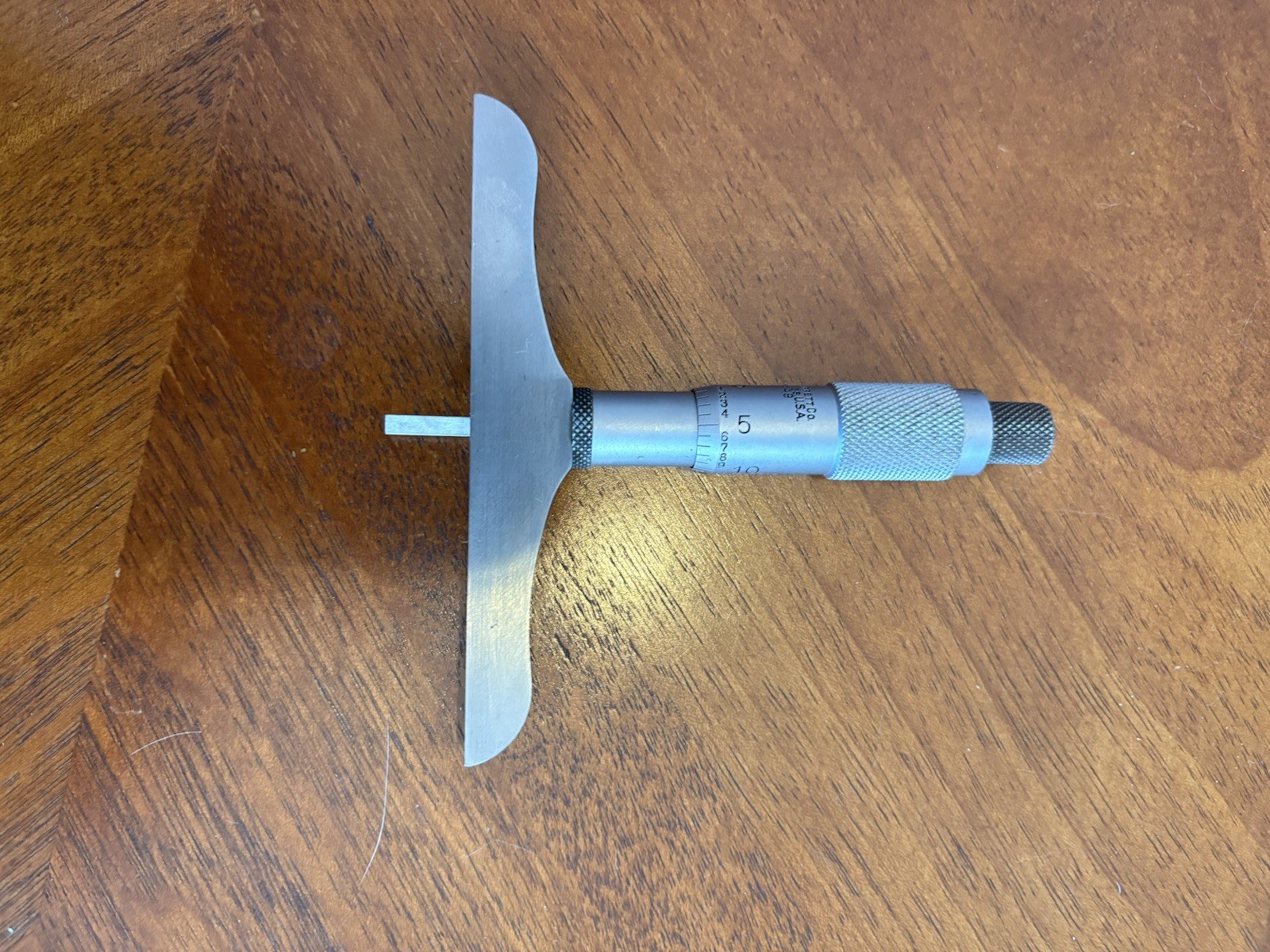 STARRETT 0-6 Inch DEPTH MICROMETER SET NO 449. Is Missing The 3 To 4 Blade