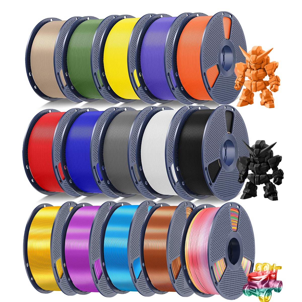 (BUY 6 GET 4 FREE,Add 10) SUNLU 1.75mm PA/PETG/PLA/PLA+/ASA/ABS 3D Filament 1KG