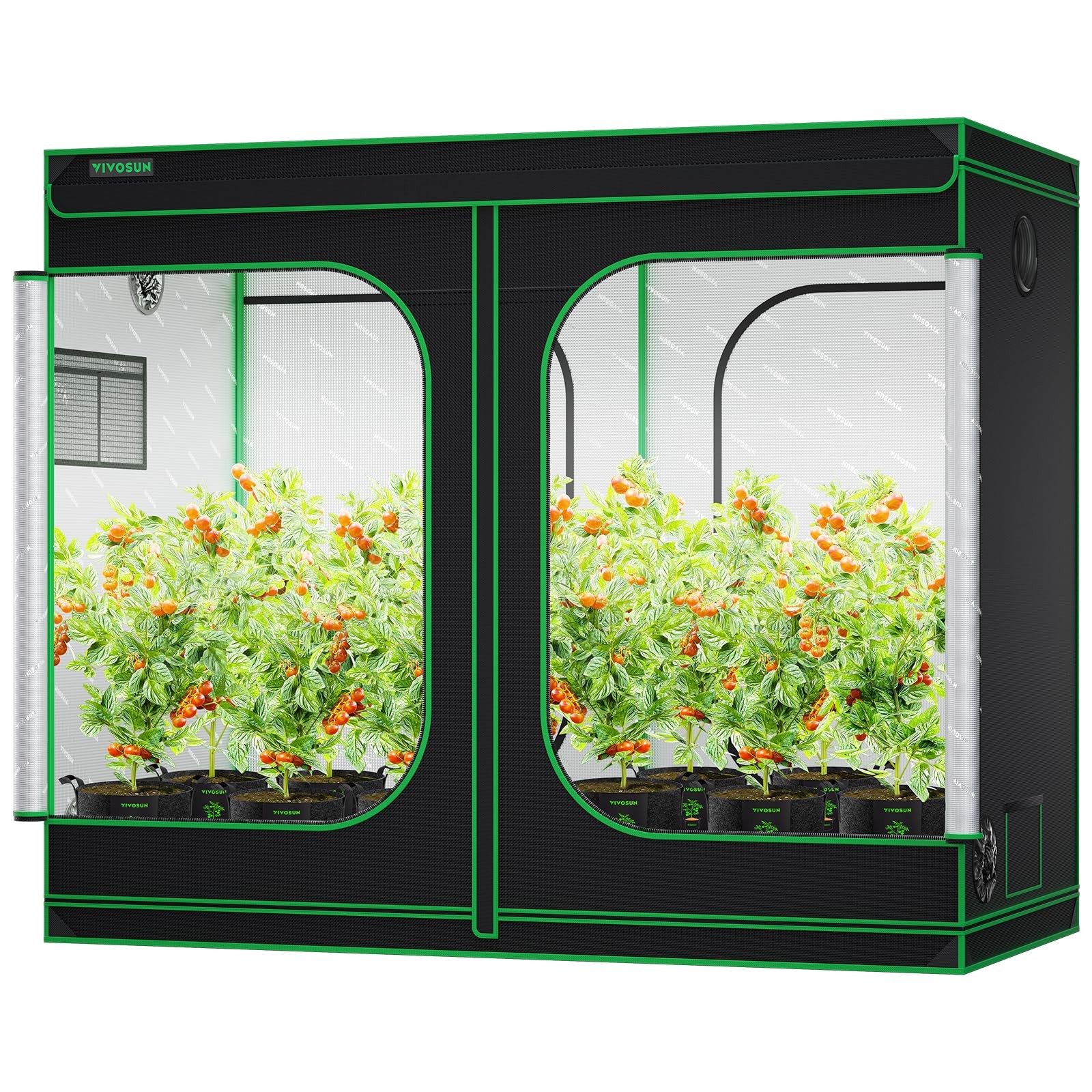 4x8 Grow Tent VIVOSUN S848 High Reflective Mylar 80 Inch