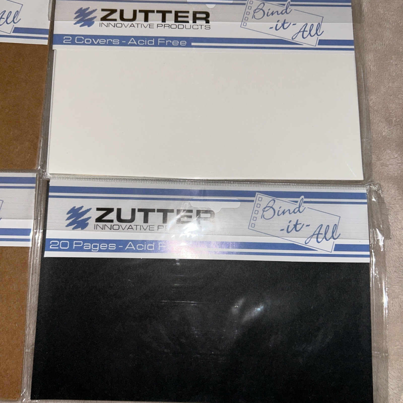Zutter Bind It All 5x7.5” Album Lot New