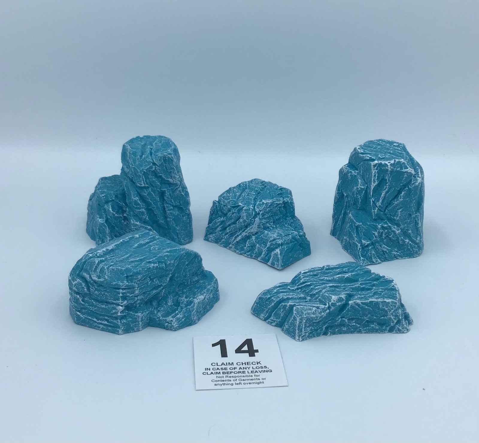 Monster Scenery Snowy Ice Fields Loose Ice pieces - set of 5 - 014