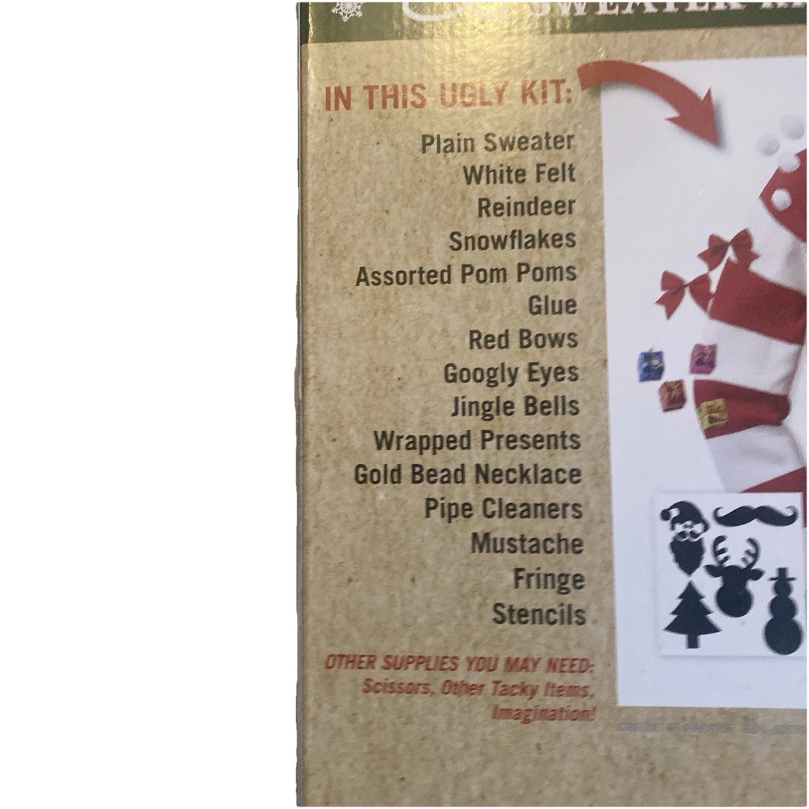 Make Your Own Christmas Ugly Sweater Kit