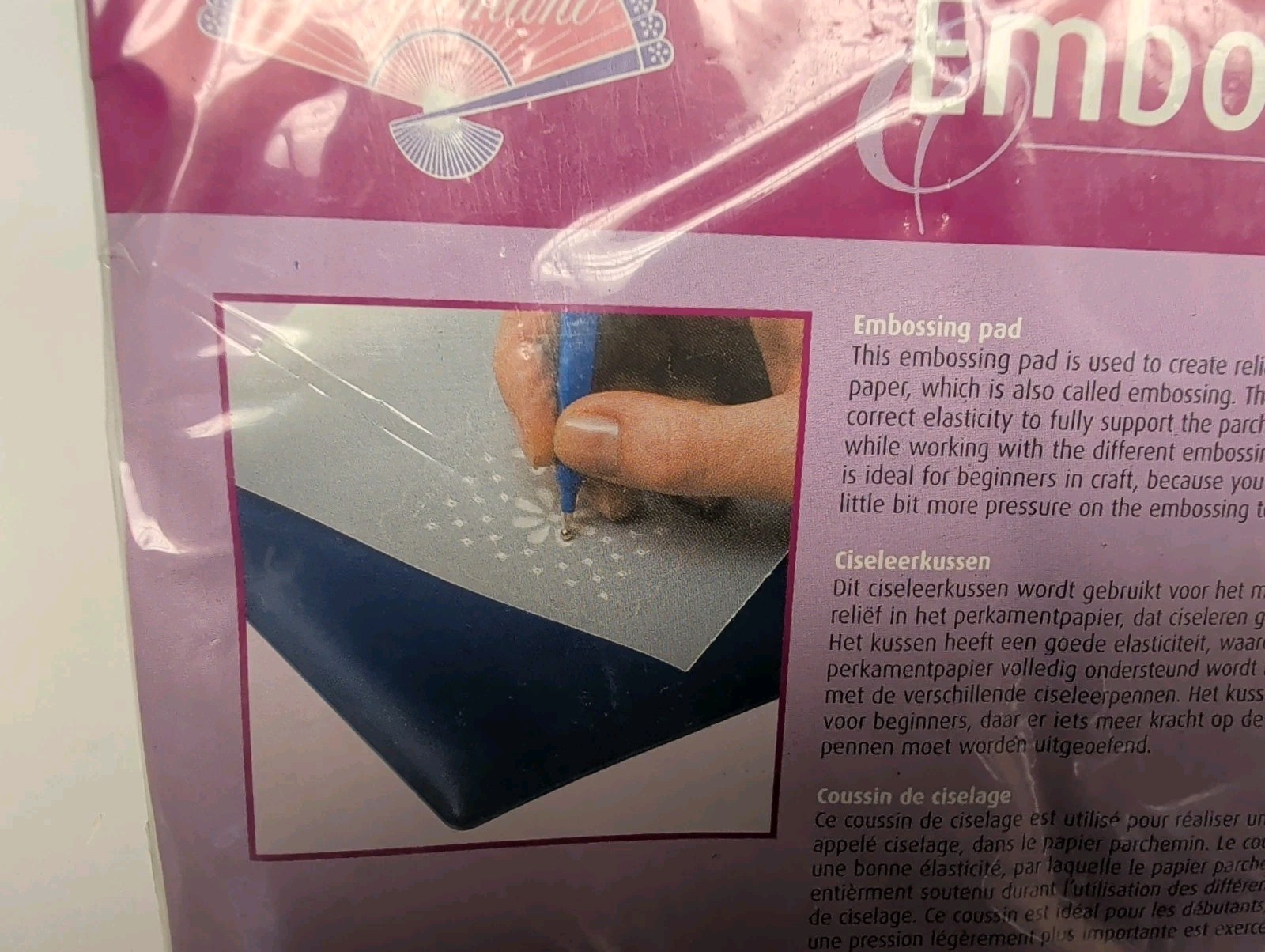 NIP Embossing/Perforating Pad By Pergamano Code 1419 Netherlands