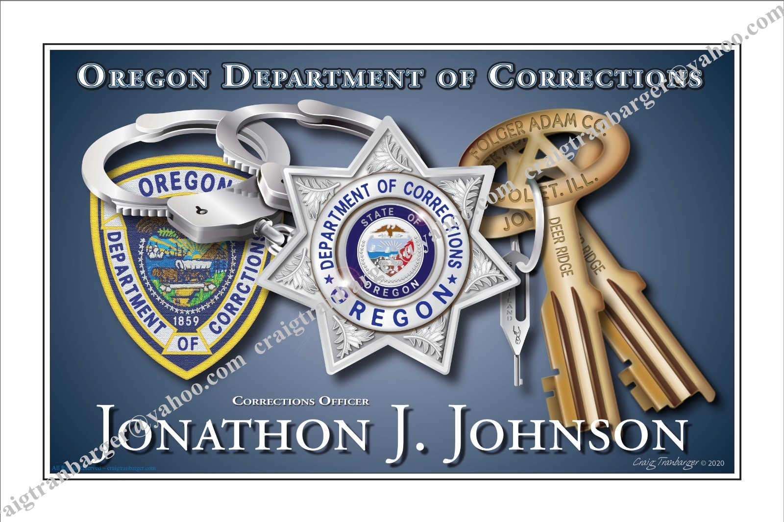 Jailer,Oregon,department,corrections,prison,officer,guard, Retirement