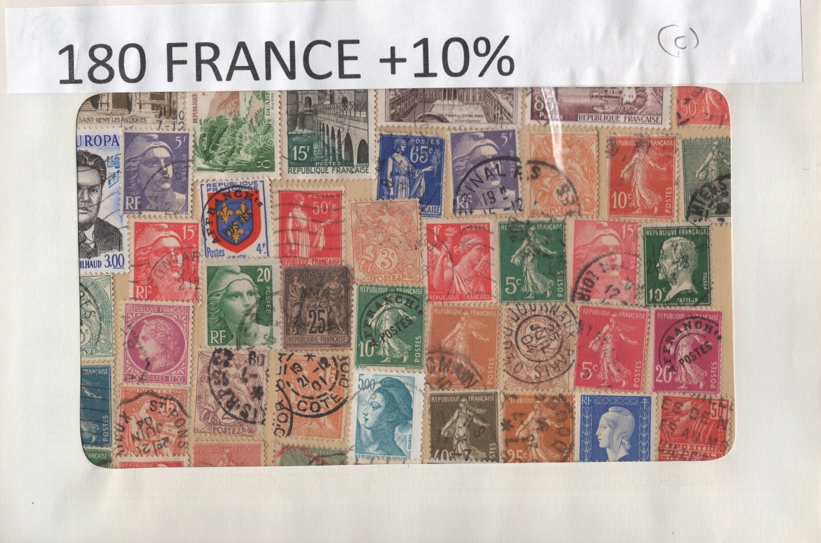 A Nice Selection Of 180 Mixed Condition Stamps From France  #02 FRAN180