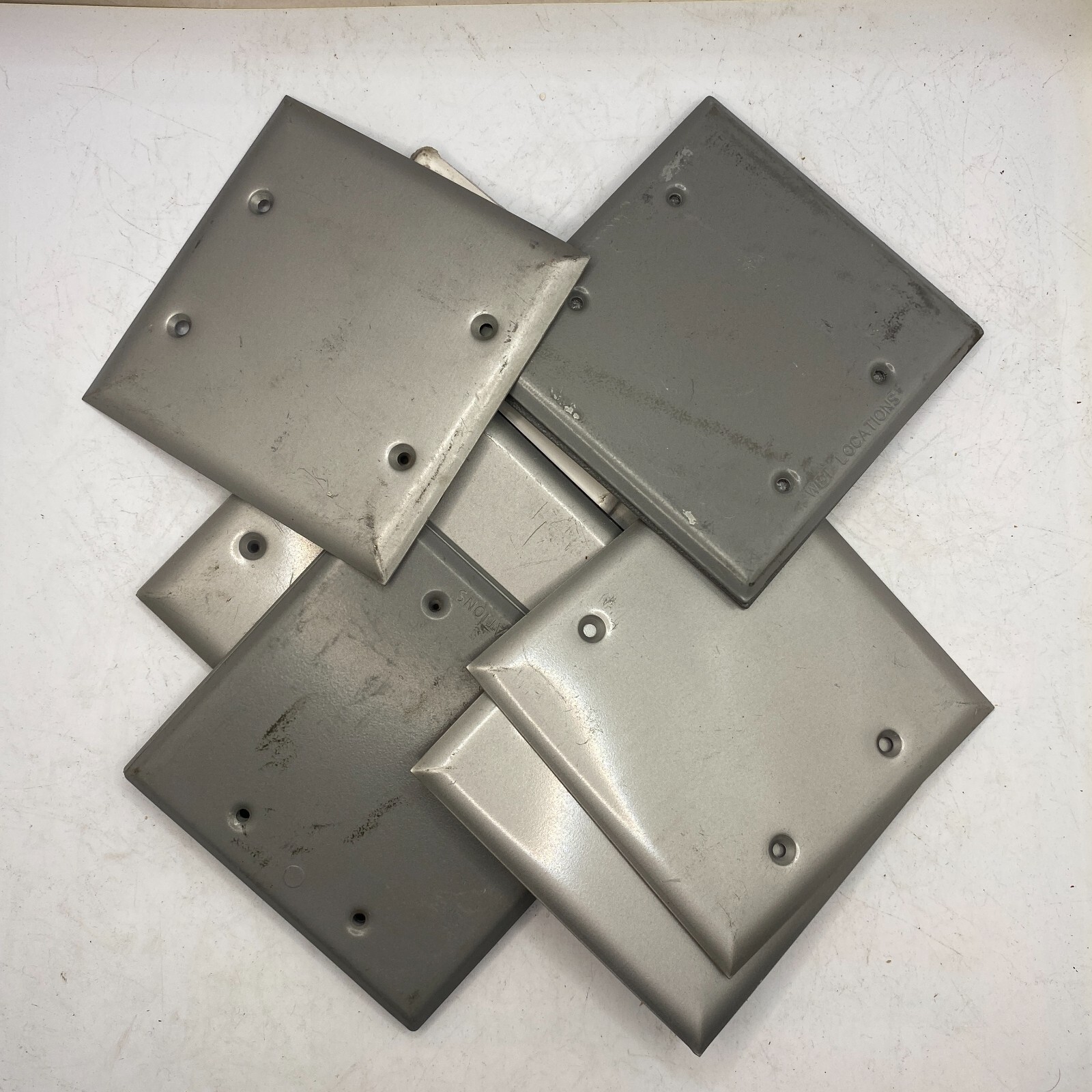 Mixed Brand 4.5" Stainless Steel Socket Covers (12 PCS)🔔